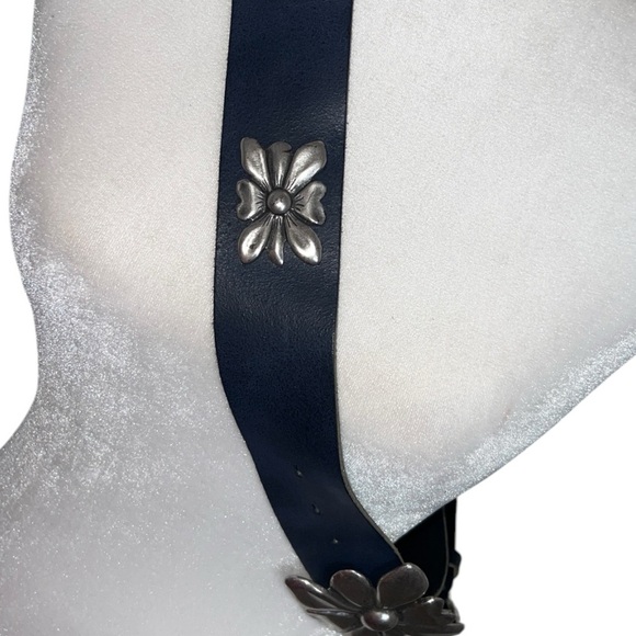 Antoniazzi Firenze Vintage Y2K Phoebe Floral Boho Chunky Statement Leather Belt main image 10